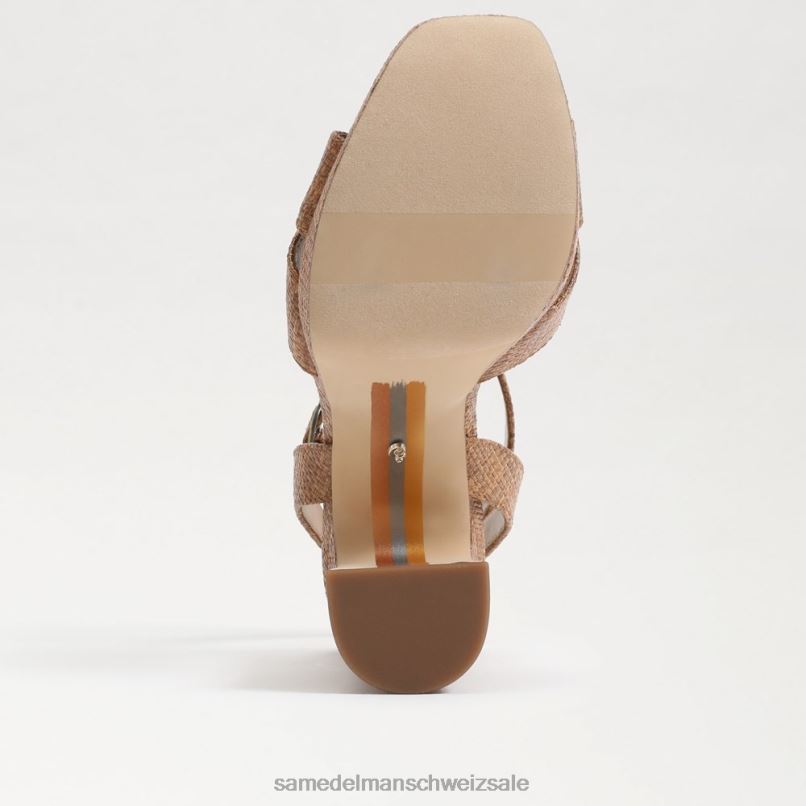 CH Sam Edelman Frauen Kayna Plateausandale cuoio X2J86512 Schuhwerk