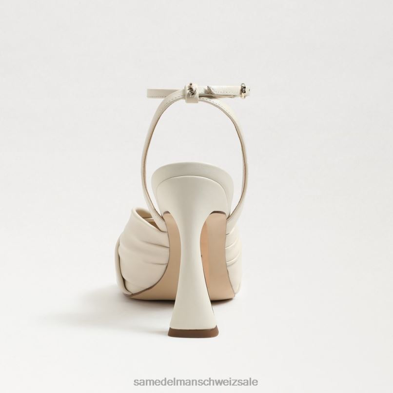 CH Sam Edelman Frauen Lavendelfarbener Riemchenabsatz modernes Elfenbein X2J86950 Schuhwerk