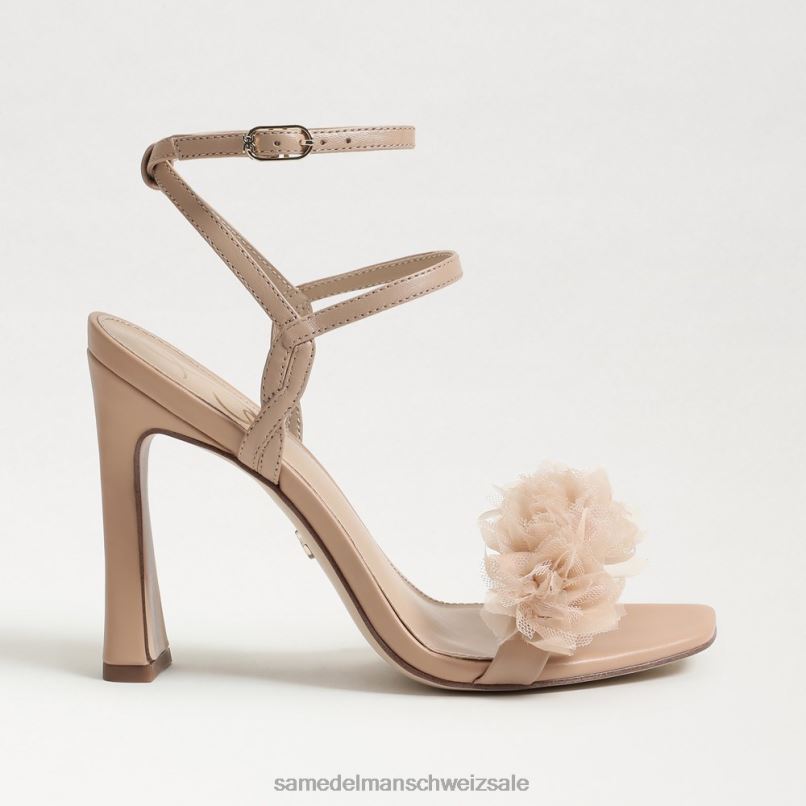 CH Sam Edelman Frauen Leilani Riemchenabsatz Macadamia X2J86952 Schuhwerk
