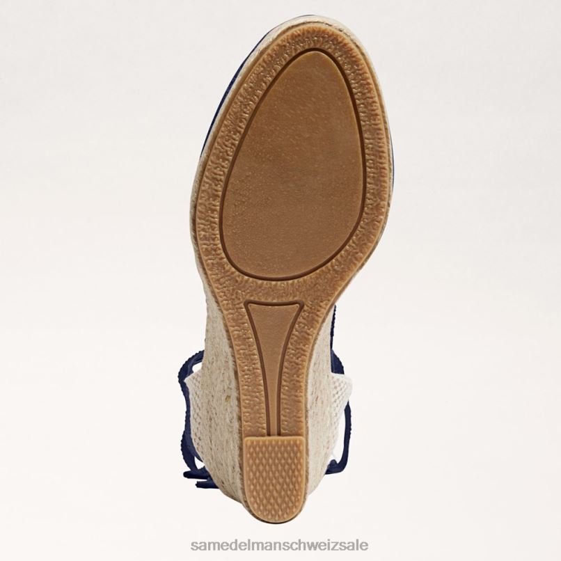 CH Sam Edelman Frauen Margherita Espadrille-Keilsandale Marine X2J8688 Schuhwerk