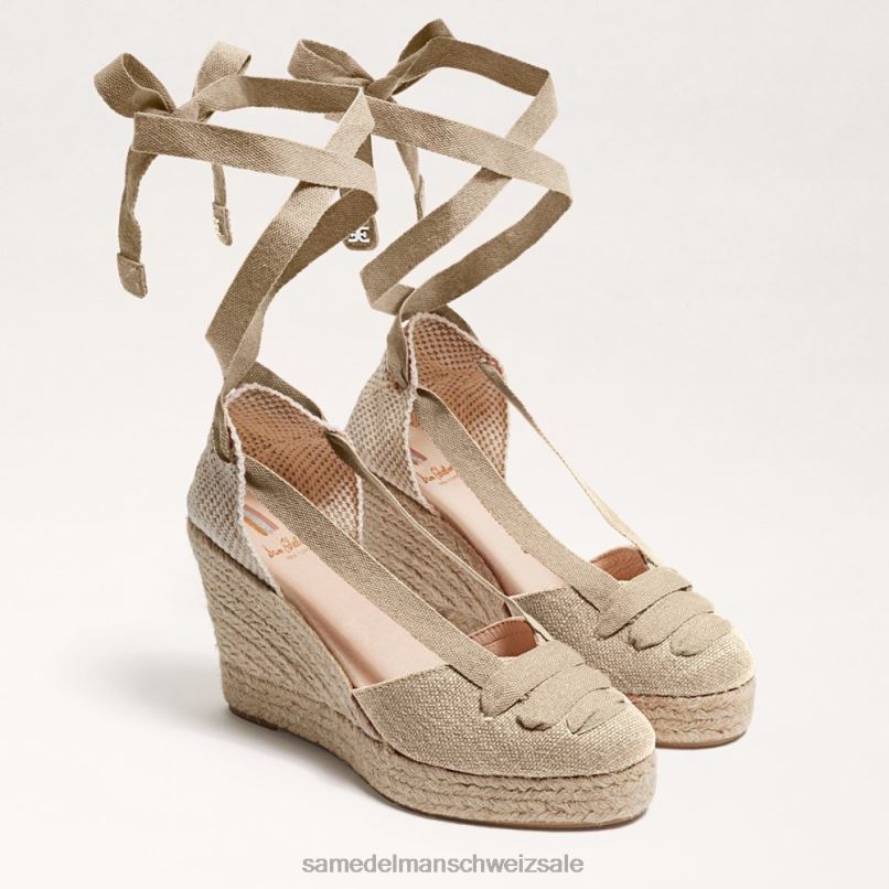 CH Sam Edelman Frauen Margherita Espadrille-Keilsandale natürlich X2J8685 Schuhwerk