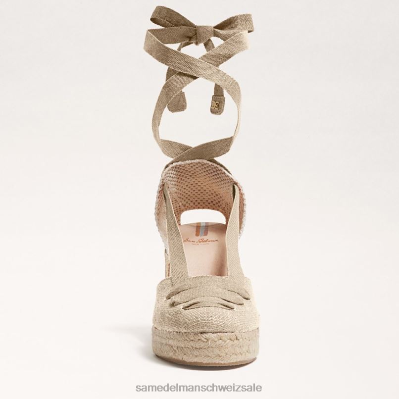 CH Sam Edelman Frauen Margherita Espadrille-Keilsandale natürlich X2J8685 Schuhwerk