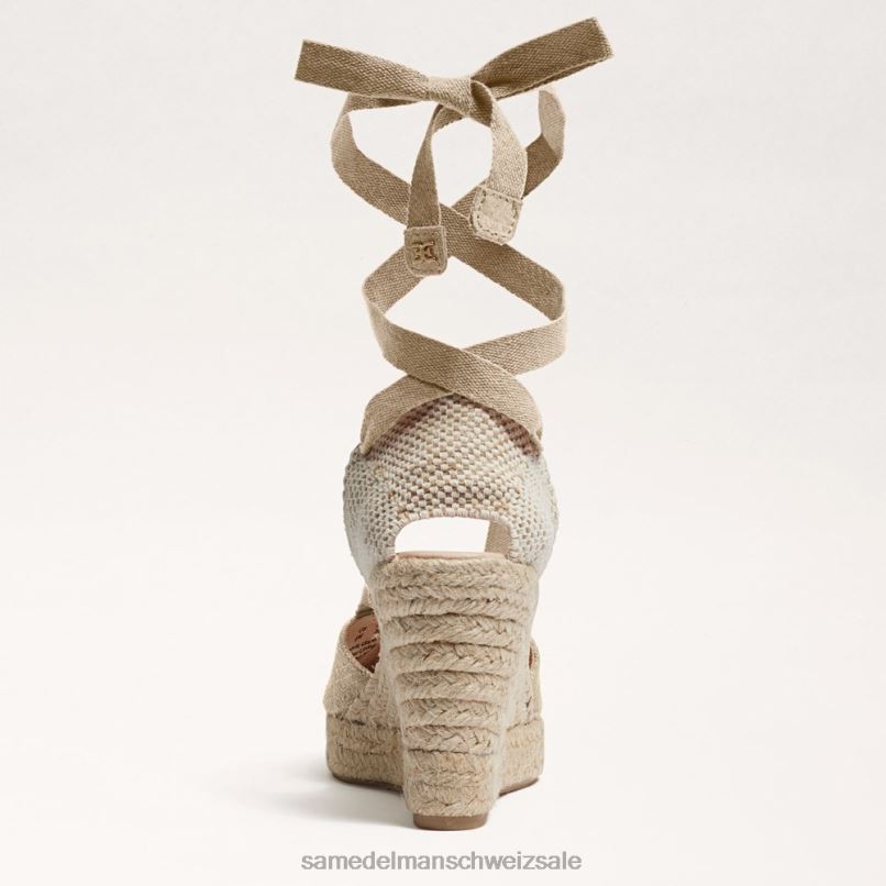 CH Sam Edelman Frauen Margherita Espadrille-Keilsandale natürlich X2J8685 Schuhwerk