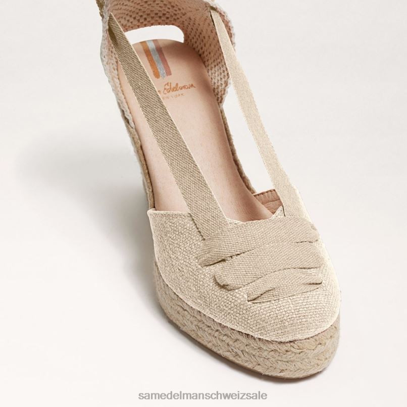 CH Sam Edelman Frauen Margherita Espadrille-Keilsandale natürlich X2J8685 Schuhwerk