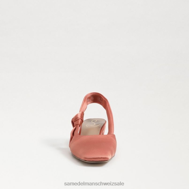 CH Sam Edelman Frauen Meredith Slingback-Kitten-Heel Canyon-Orange X2J86878 Schuhwerk