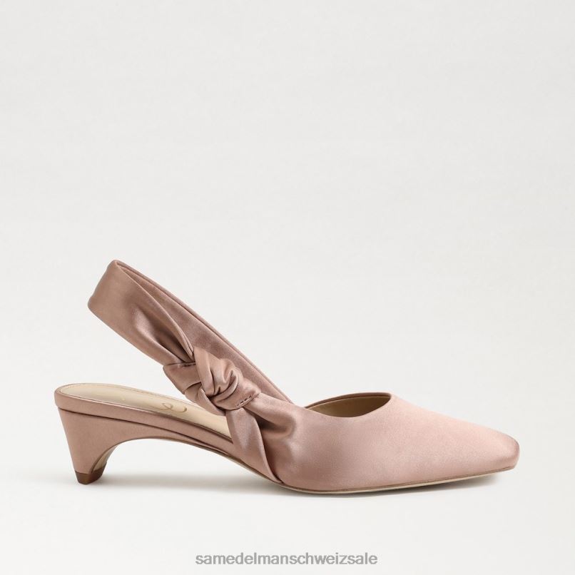 CH Sam Edelman Frauen Meredith Slingback-Kitten-Heel weiche Praline X2J86877 Schuhwerk
