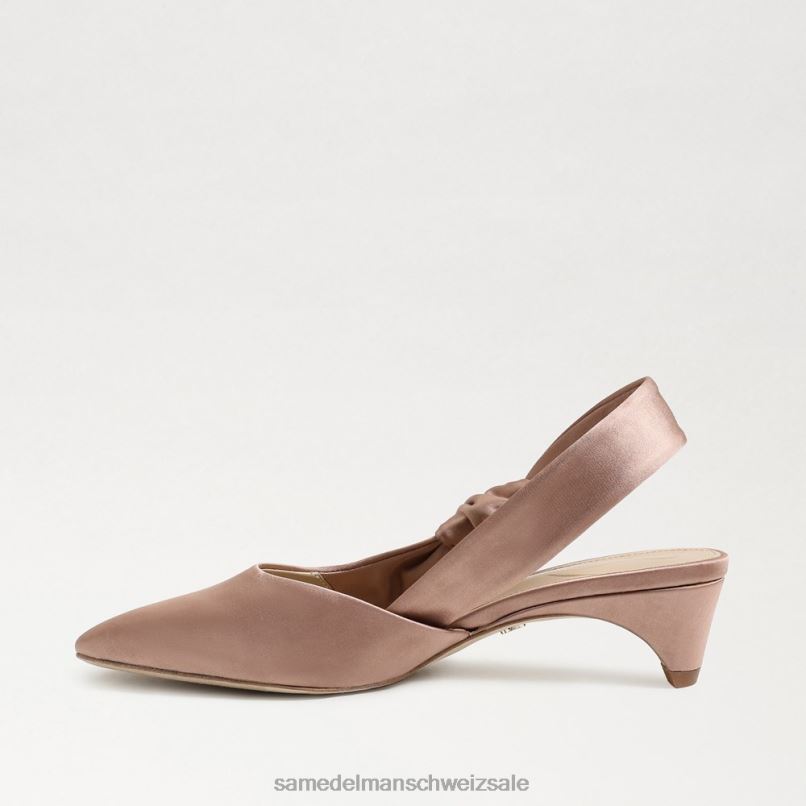 CH Sam Edelman Frauen Meredith Slingback-Kitten-Heel weiche Praline X2J86877 Schuhwerk