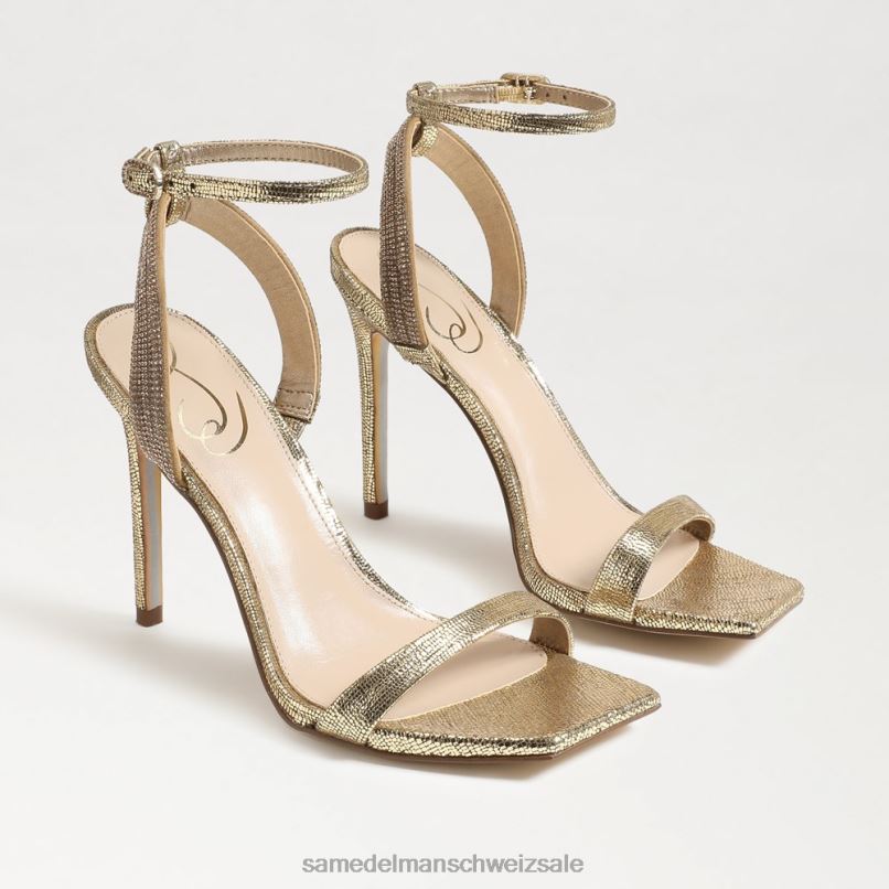 CH Sam Edelman Frauen Ophelia-Knöchelriemenabsatz Goldmine X2J86538 Schuhwerk