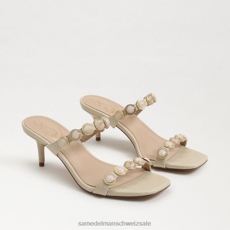 CH Sam Edelman Frauen Palma Kitten-Heel-Mule Bananencreme X2J86493 Schuhwerk
