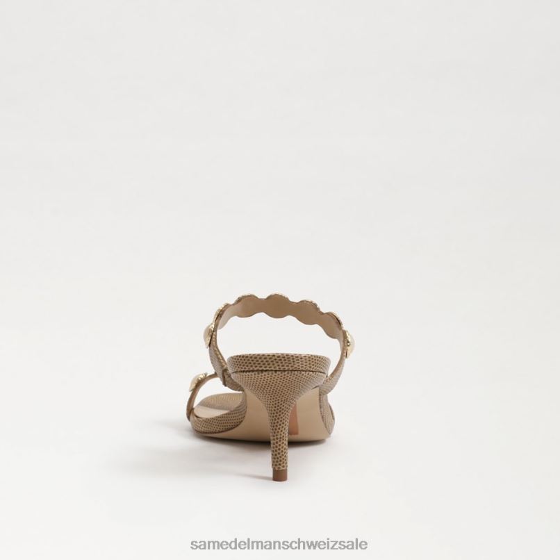 CH Sam Edelman Frauen Palma Kitten-Heel-Mule Chai-Creme X2J86492 Schuhwerk
