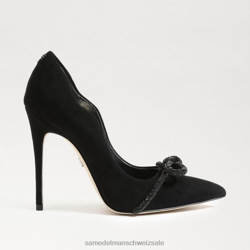 CH Sam Edelman Frauen Spitzer Deela-Absatz schwarzes Wildleder X2J86755 Schuhwerk