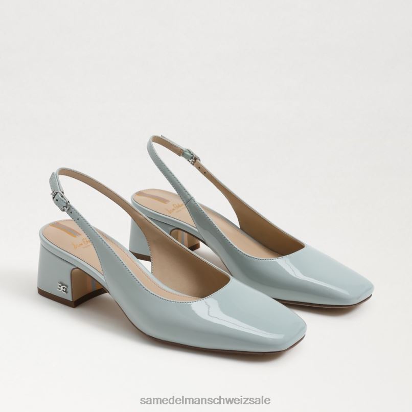 CH Sam Edelman Frauen Terra-Slingback-Kitten-Heel Seeschaumblau X2J86190 Schuhwerk