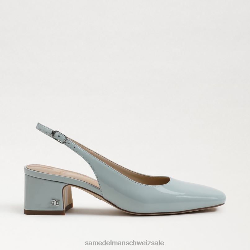CH Sam Edelman Frauen Terra-Slingback-Kitten-Heel Seeschaumblau X2J86190 Schuhwerk