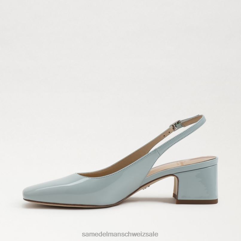 CH Sam Edelman Frauen Terra-Slingback-Kitten-Heel Seeschaumblau X2J86190 Schuhwerk