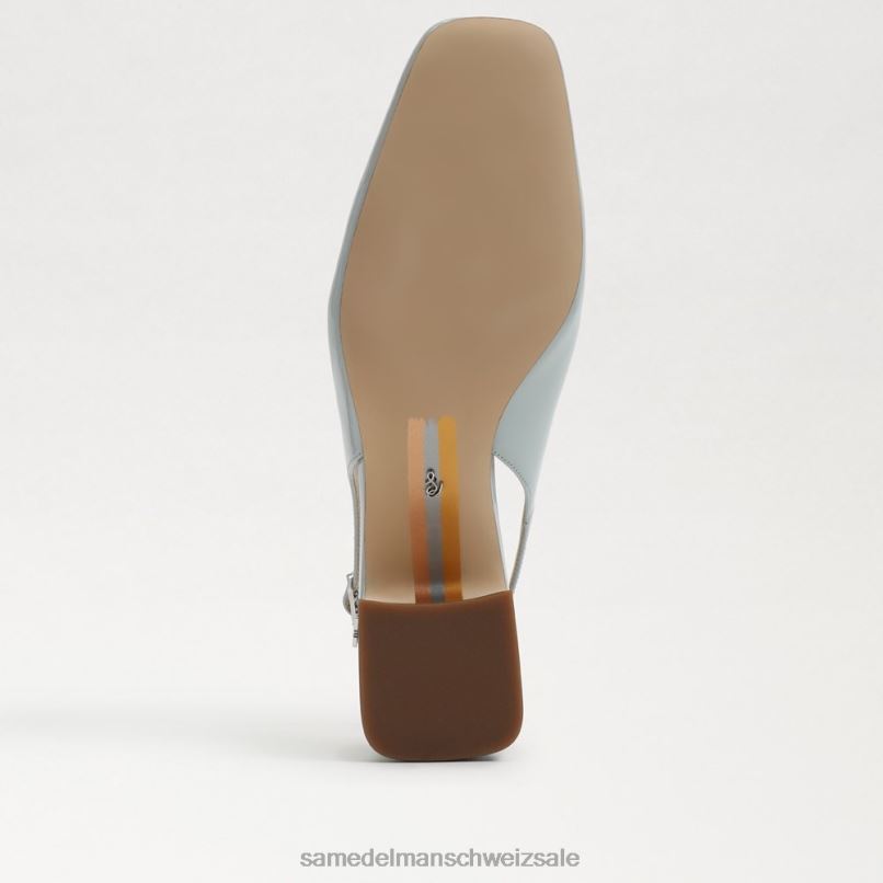 CH Sam Edelman Frauen Terra-Slingback-Kitten-Heel Seeschaumblau X2J86190 Schuhwerk