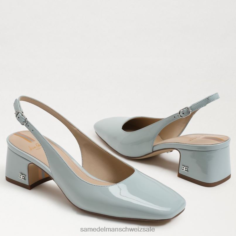 CH Sam Edelman Frauen Terra-Slingback-Kitten-Heel Seeschaumblau X2J86190 Schuhwerk