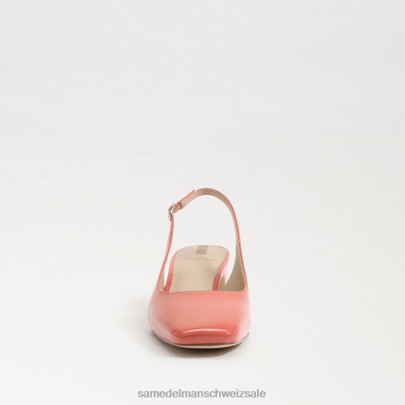 CH Sam Edelman Frauen Terra-Slingback-Kitten-Heel Terrakottarosa X2J86191 Schuhwerk