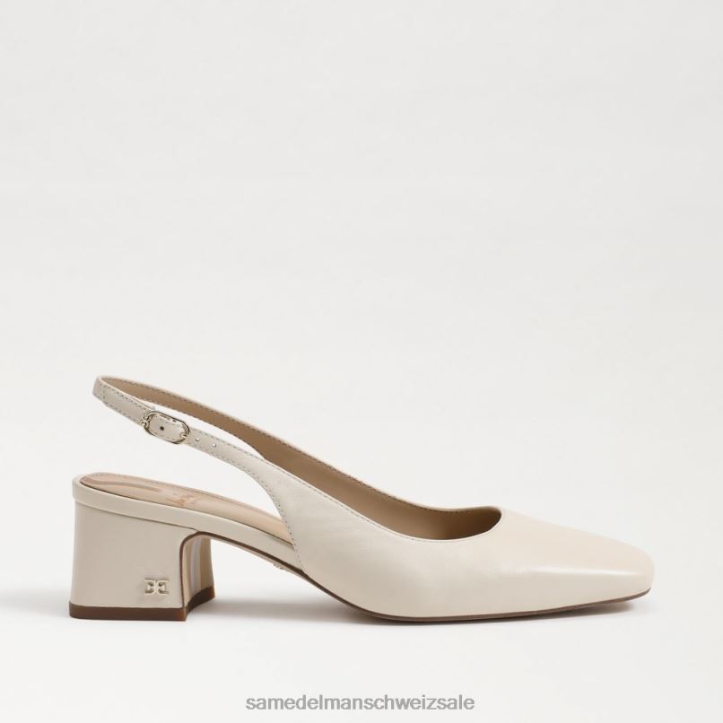 CH Sam Edelman Frauen Terra-Slingback-Kitten-Heel modernes Elfenbein X2J86188 Schuhwerk