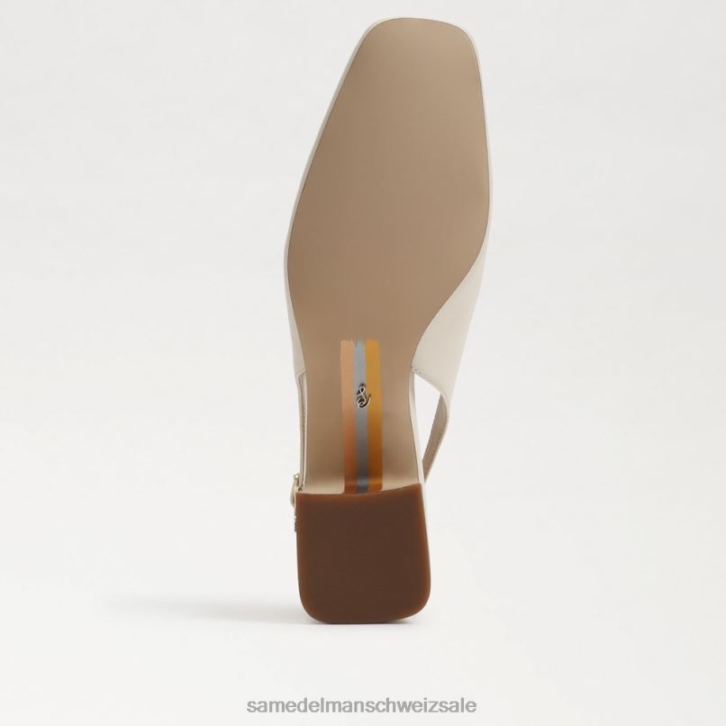 CH Sam Edelman Frauen Terra-Slingback-Kitten-Heel modernes Elfenbein X2J86188 Schuhwerk