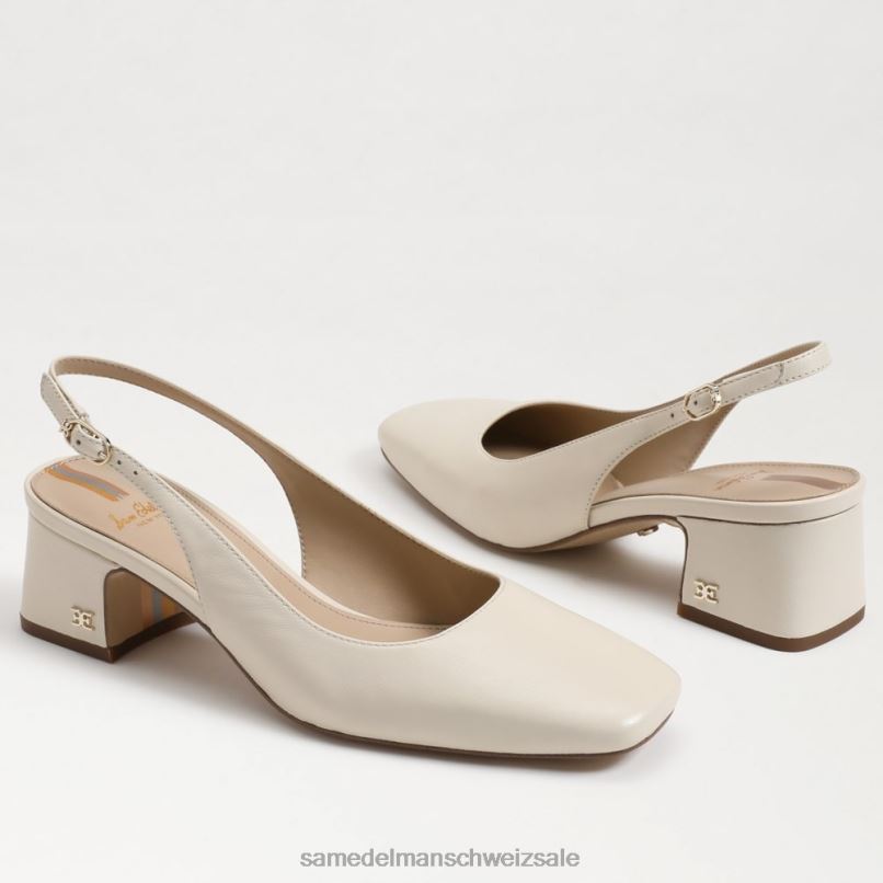 CH Sam Edelman Frauen Terra-Slingback-Kitten-Heel modernes Elfenbein X2J86188 Schuhwerk