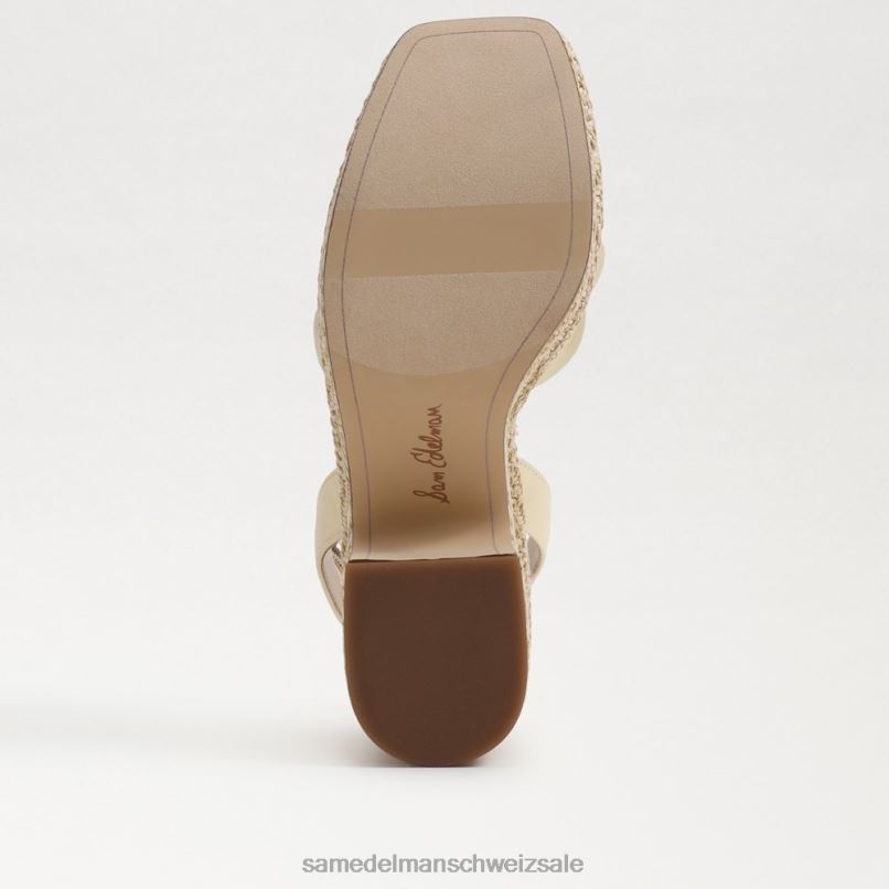 CH Sam Edelman Frauen Tibby-Sandale mit Plateauabsatz gewaschene Zitrone X2J86438 Schuhwerk