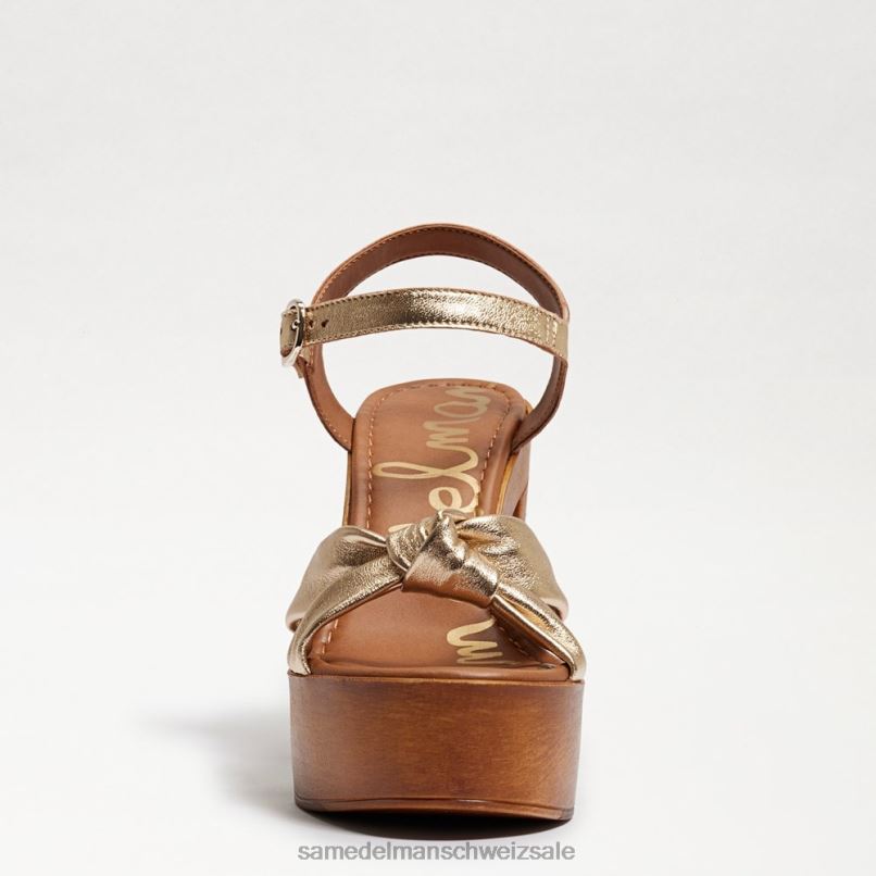CH Sam Edelman Frauen Trista-Plateausandale Sekt X2J86401 Schuhwerk