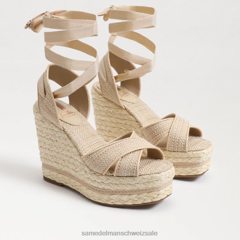 CH Sam Edelman Frauen Vaughn Espadrille-Keilsandale natürlich X2J86246 Schuhwerk