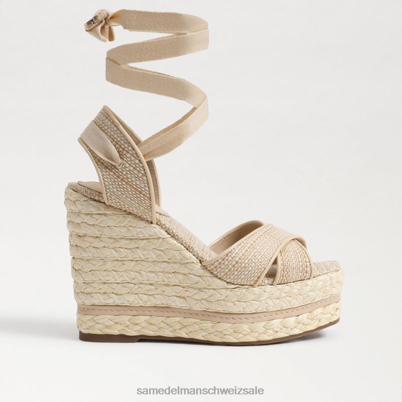 CH Sam Edelman Frauen Vaughn Espadrille-Keilsandale natürlich X2J86246 Schuhwerk
