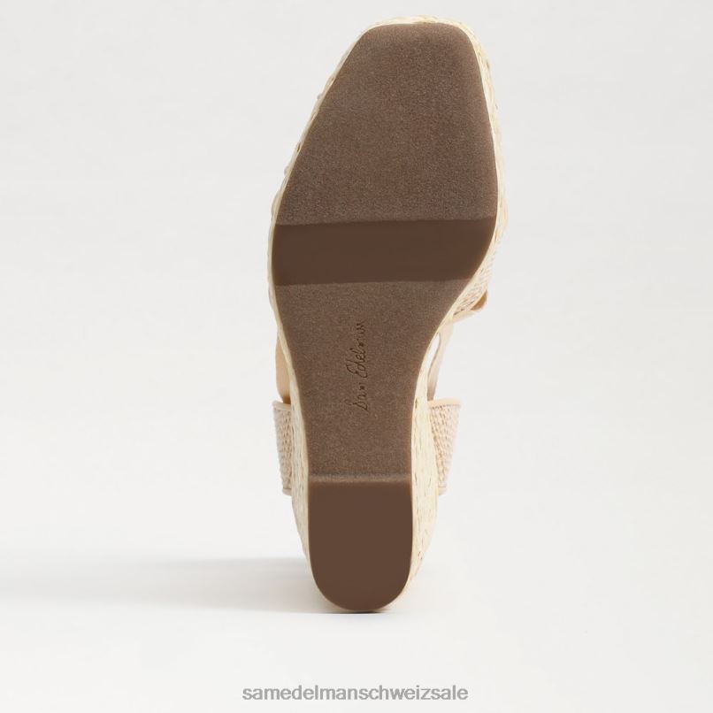 CH Sam Edelman Frauen Vaughn Espadrille-Keilsandale natürlich X2J86246 Schuhwerk