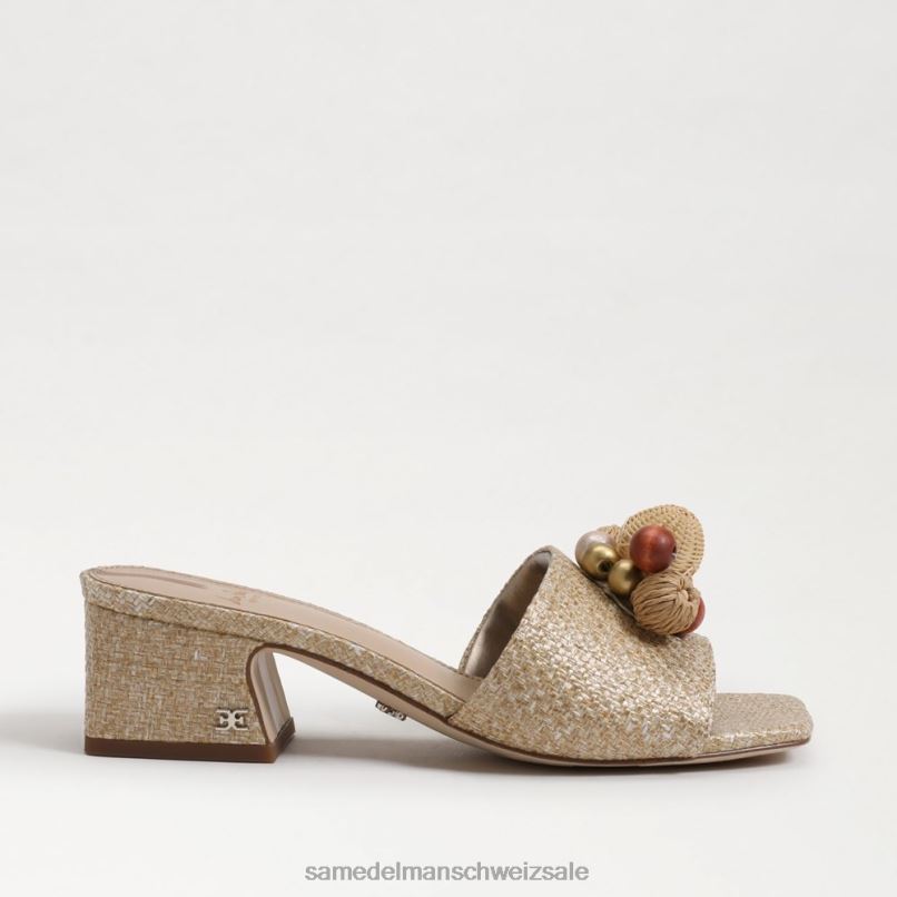 CH Sam Edelman Frauen Weston-Rutsche Eierschale X2J86628 Schuhwerk
