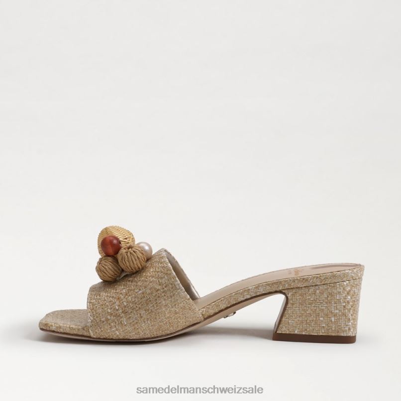 CH Sam Edelman Frauen Weston-Rutsche Eierschale X2J86628 Schuhwerk