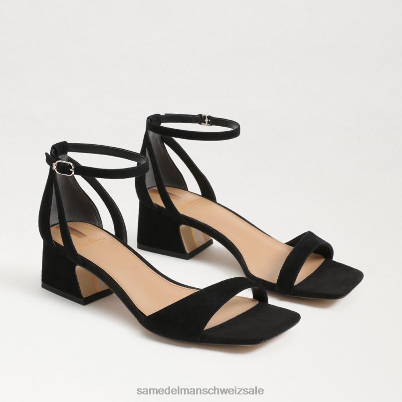 CH Sam Edelman Frauen Wilson Kitten-Heel Schwarz X2J86471 Schuhwerk