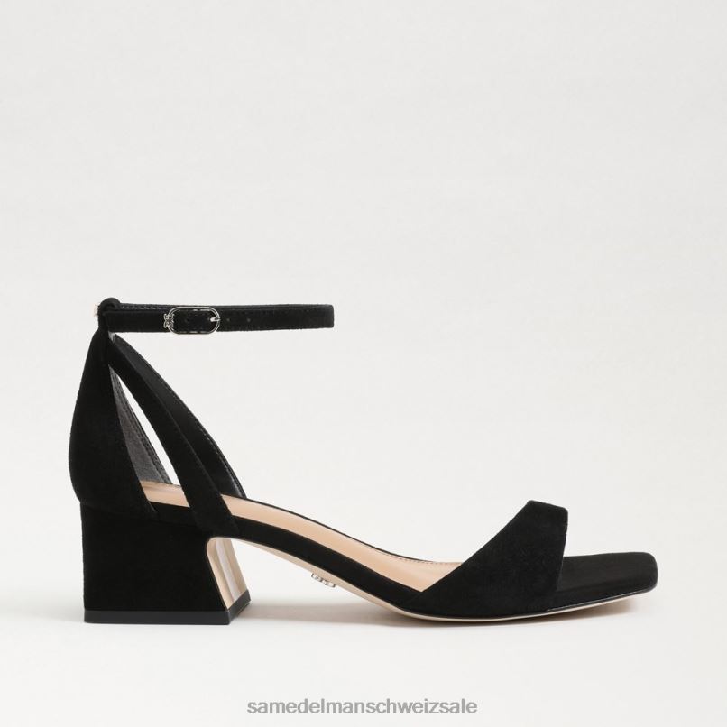 CH Sam Edelman Frauen Wilson Kitten-Heel Schwarz X2J86471 Schuhwerk