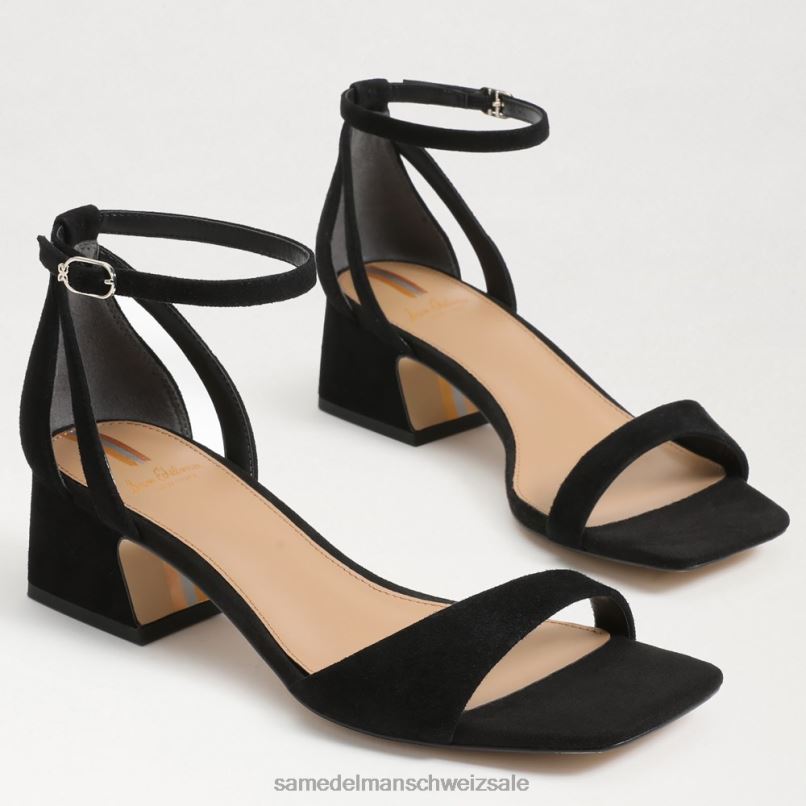 CH Sam Edelman Frauen Wilson Kitten-Heel Schwarz X2J86471 Schuhwerk