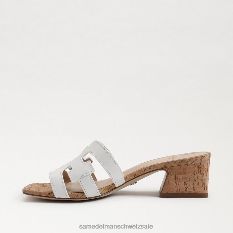 CH Sam Edelman Frauen Winslow-Mule-Absatz helles Weiss X2J86354 Schuhwerk