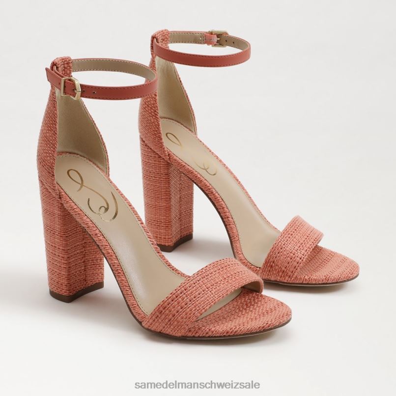 CH Sam Edelman Frauen Yaro-Sandale mit Blockabsatz Stuckrosa X2J86323 Schuhwerk