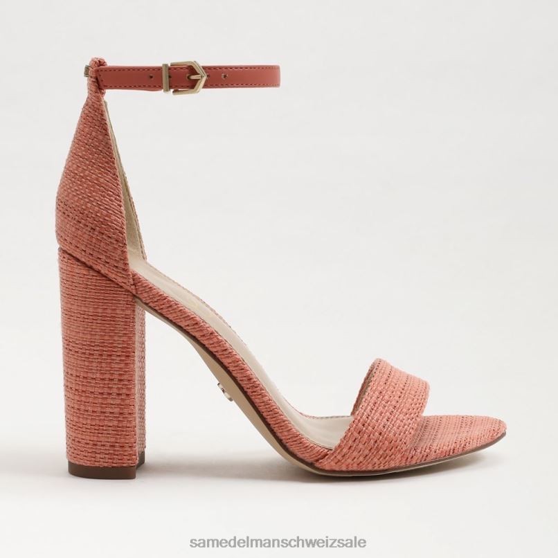 CH Sam Edelman Frauen Yaro-Sandale mit Blockabsatz Stuckrosa X2J86323 Schuhwerk