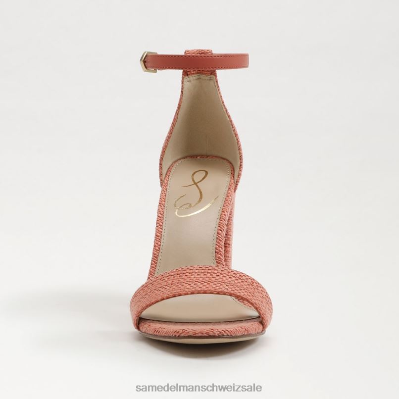 CH Sam Edelman Frauen Yaro-Sandale mit Blockabsatz Stuckrosa X2J86323 Schuhwerk