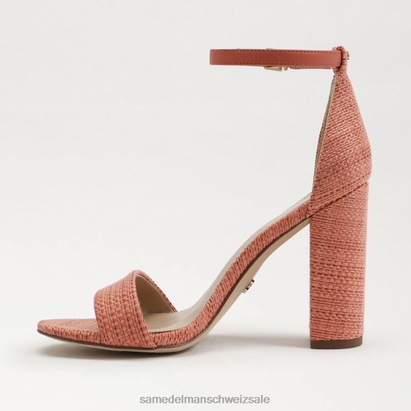 CH Sam Edelman Frauen Yaro-Sandale mit Blockabsatz Stuckrosa X2J86323 Schuhwerk