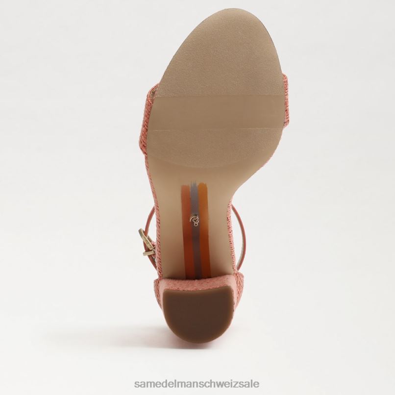 CH Sam Edelman Frauen Yaro-Sandale mit Blockabsatz Stuckrosa X2J86323 Schuhwerk