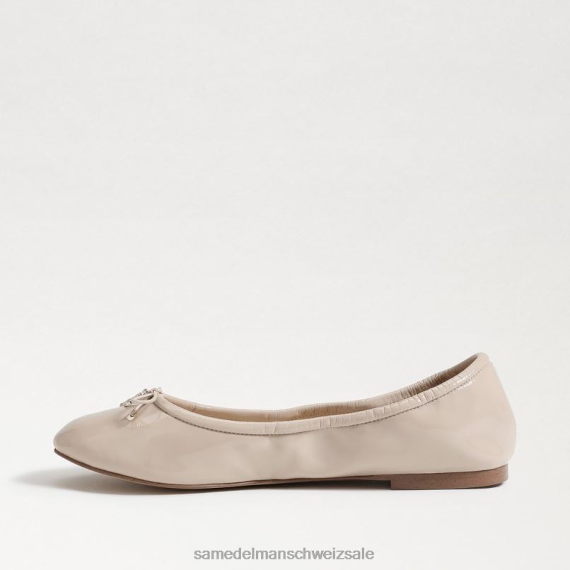 CH Sam Edelman Frauen Ballerinas von Felicia Chai-Latte-Patent X2J86132 Schuhwerk