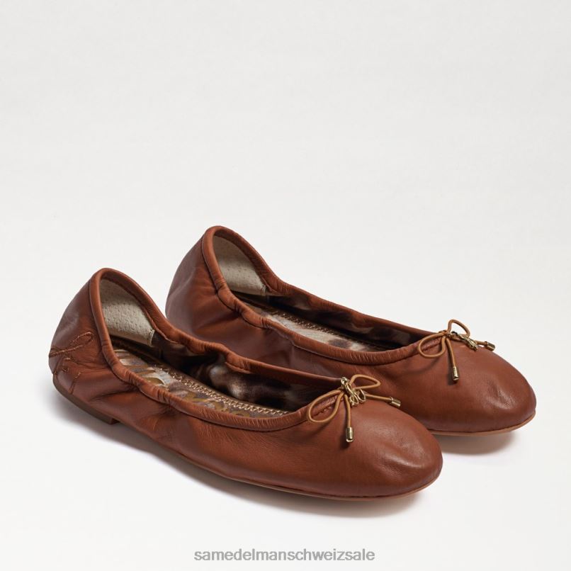 CH Sam Edelman Frauen Ballerinas von Felicia Sattelleder X2J86123 Schuhwerk