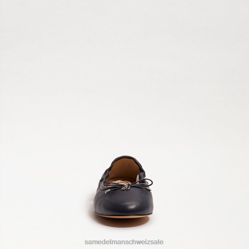 CH Sam Edelman Frauen Ballerinas von Felicia marineblaues Leder X2J86126 Schuhwerk