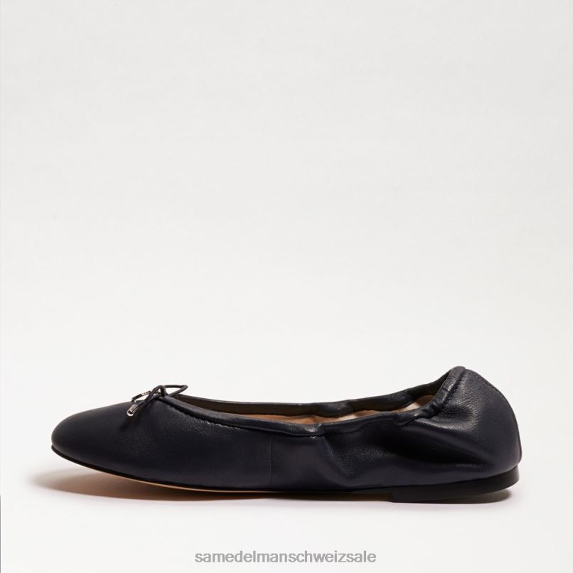 CH Sam Edelman Frauen Ballerinas von Felicia marineblaues Leder X2J86126 Schuhwerk