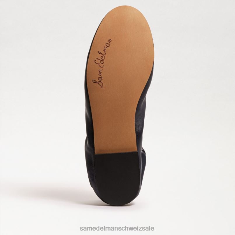 CH Sam Edelman Frauen Ballerinas von Felicia marineblaues Leder X2J86126 Schuhwerk