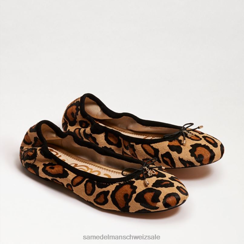 CH Sam Edelman Frauen Ballerinas von Felicia neuer brauner Leopard X2J86124 Schuhwerk