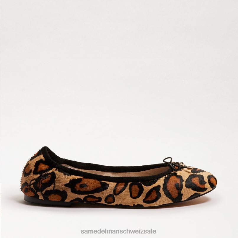 CH Sam Edelman Frauen Ballerinas von Felicia neuer brauner Leopard X2J86124 Schuhwerk