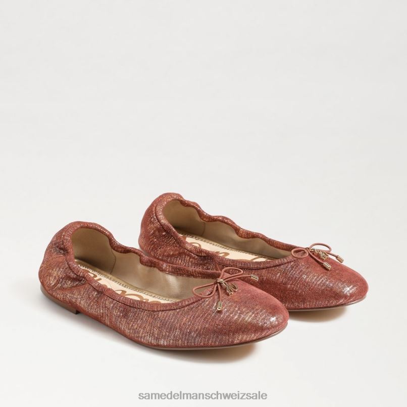 CH Sam Edelman Frauen Ballerinas von Felicia rostrosa X2J86130 Schuhwerk