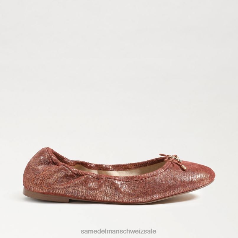 CH Sam Edelman Frauen Ballerinas von Felicia rostrosa X2J86130 Schuhwerk