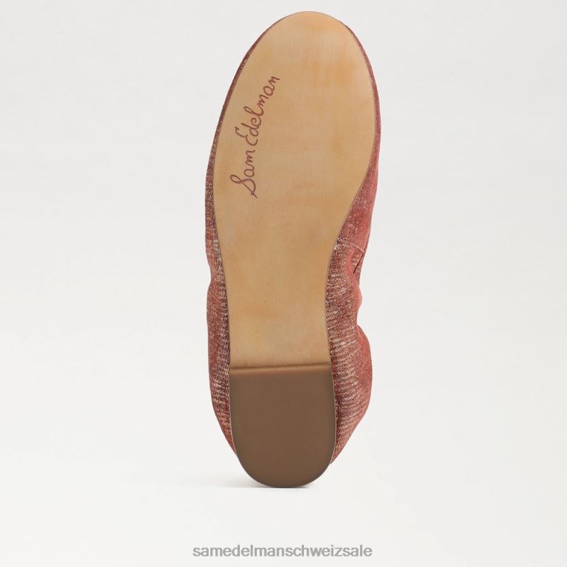 CH Sam Edelman Frauen Ballerinas von Felicia rostrosa X2J86130 Schuhwerk